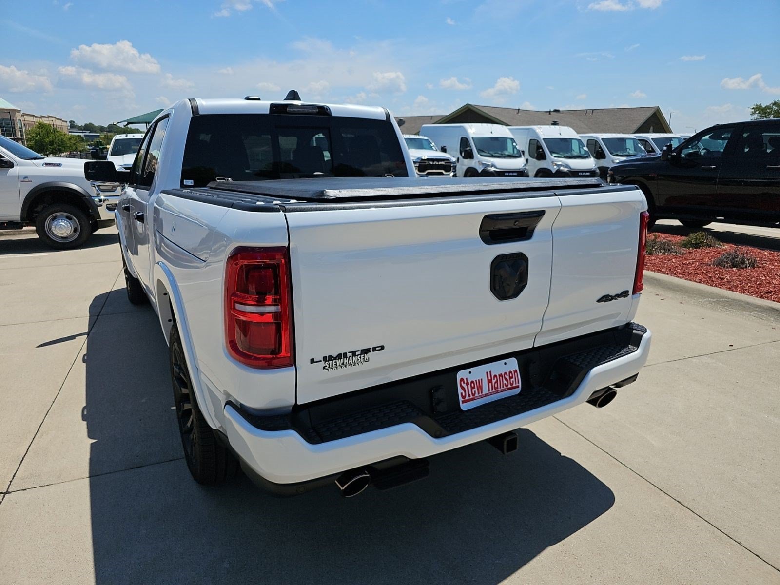New 2026 Ivory White Tri-Coat Pearlcoat Ram Limited image 3