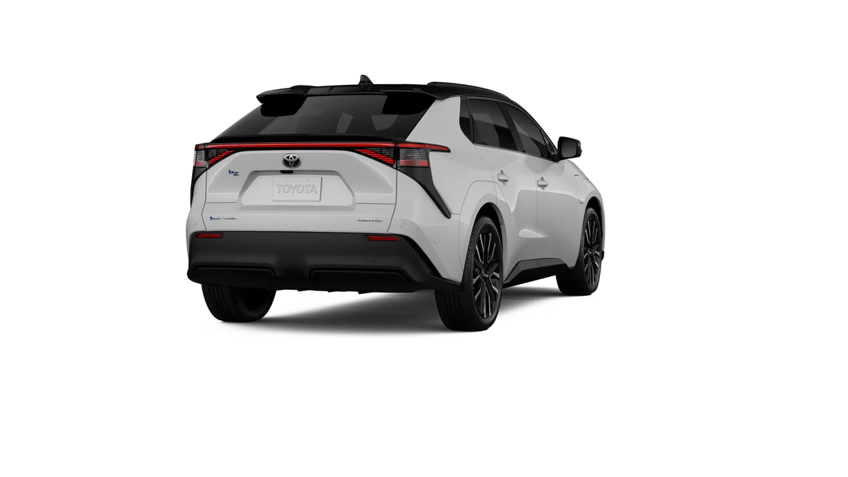 New 2026 Wind Chill Pearl with Midnight Black Metallic roof Toyota Limited image 10