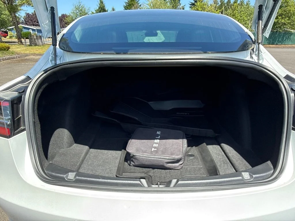 Used 2020 Pearl White Multi-Coat Tesla Standard Range Plus image 18