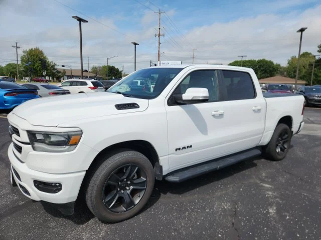 Used 2022 Bright White Clearcoat Ram Sport image 8