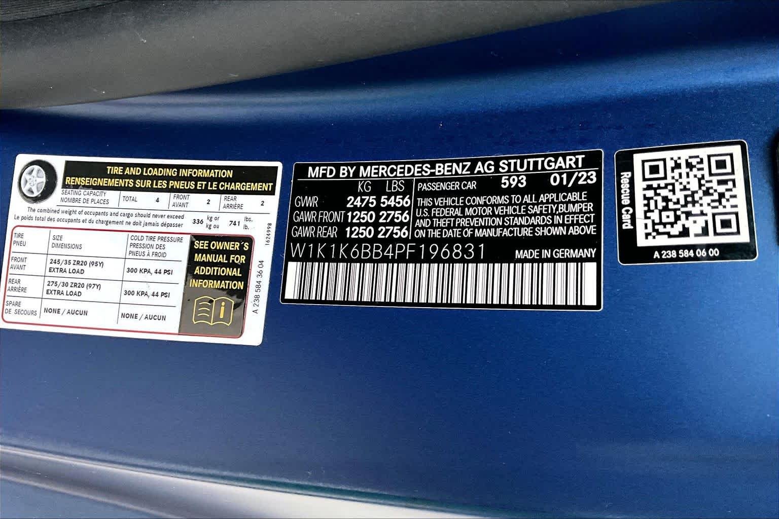 Used 2023 MANUFAKTUR Starling Blue Magno Mercedes-Benz AMG® E 53 image 32