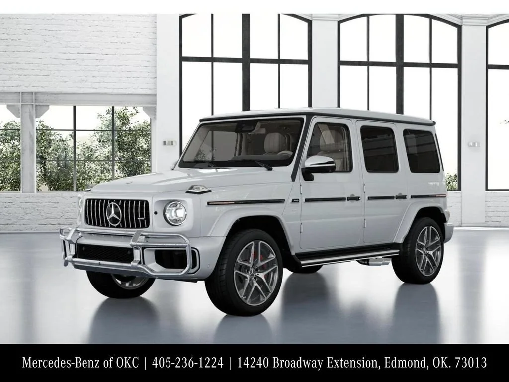 New 2027 MANUFAKTUR Moonlight White Metallic Mercedes-Benz AMG® G 63 SUV image 81