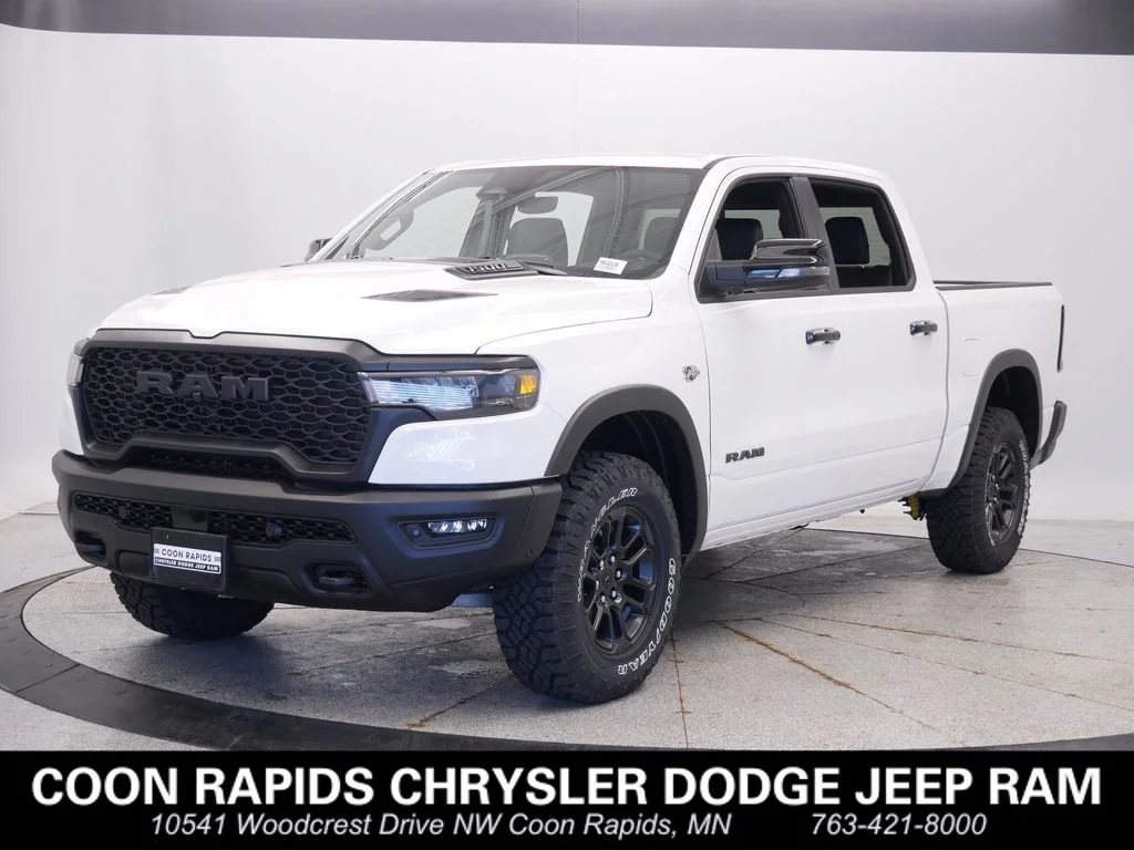 New 2026 Bright White Clear-Coat Exterior Paint Ram Rebel image 1