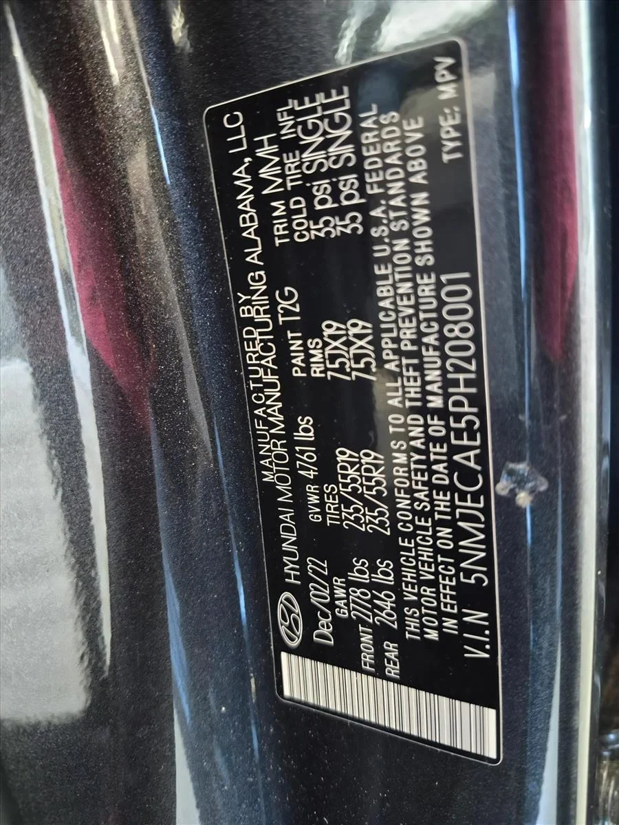 Used 2023 Portofino Gray Hyundai Limited image 17