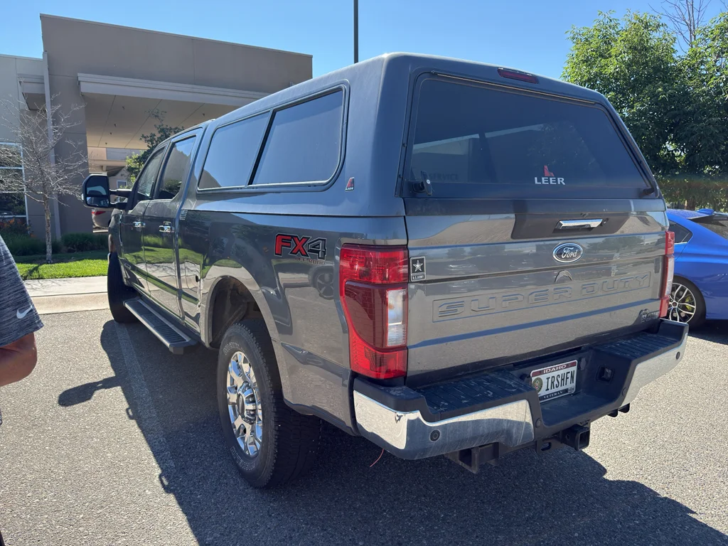 Used 2022 Carbonized Gray Metallic Ford LARIAT image 4