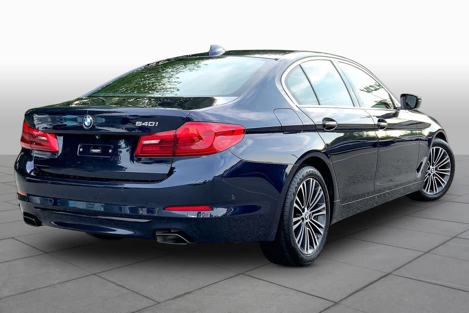 Used 2017 Bluestone Metallic BMW 540i xDrive image 13
