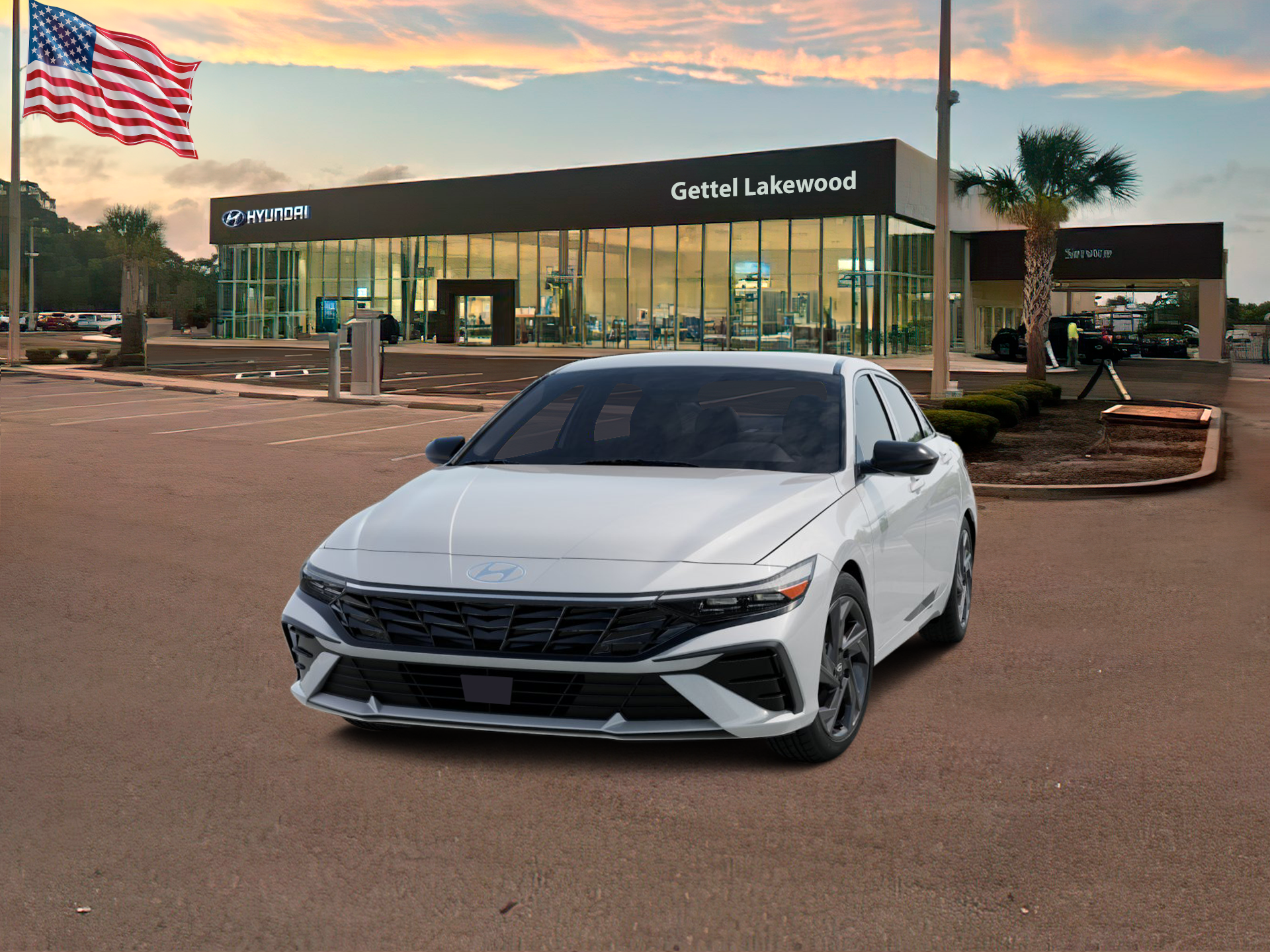 New 2026 White Hyundai SEL Sport Plus image 1