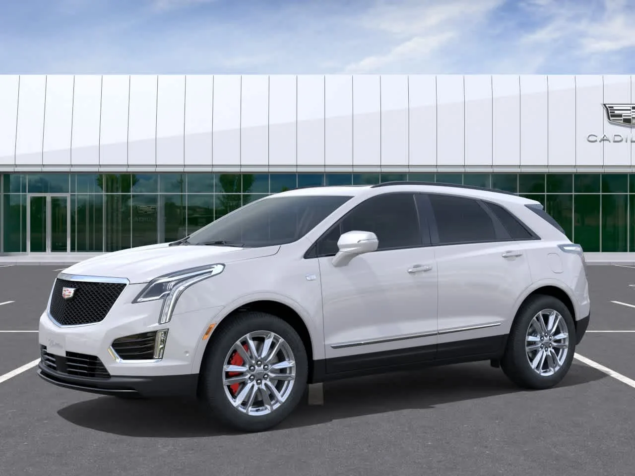 New 2026 Crystal White Tricoat Cadillac Sport image 2