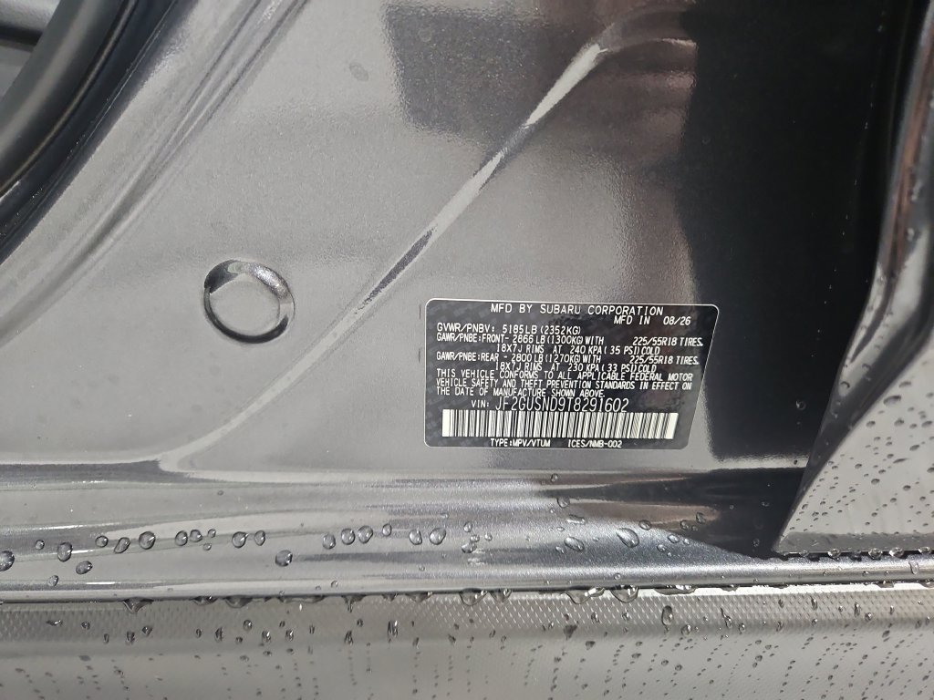 New 2026 Gray Subaru Limited image 29