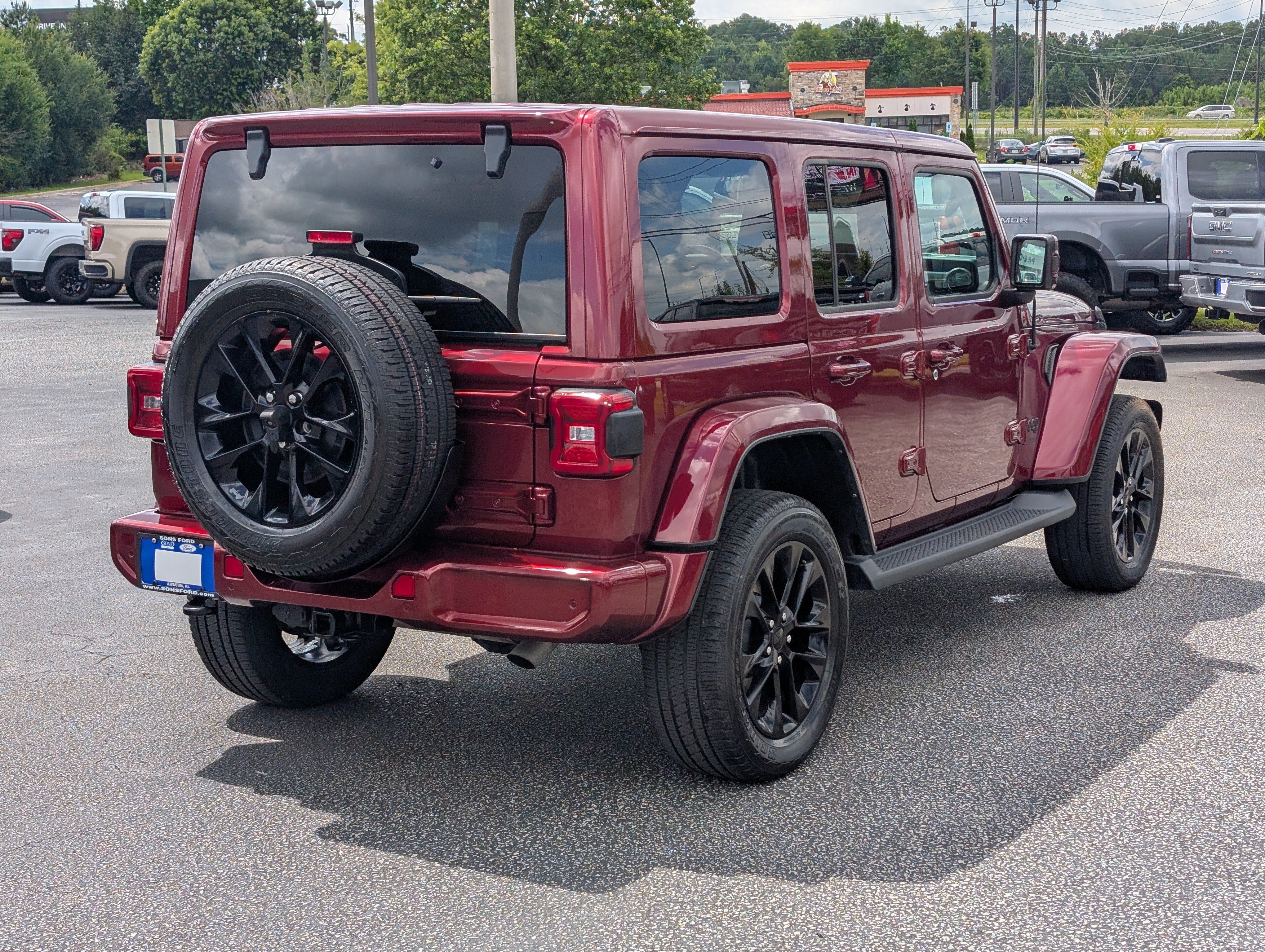 Certified Used 2021 Snazzberry Pearlcoat Jeep Unlimited Sahara High Altitude image 9