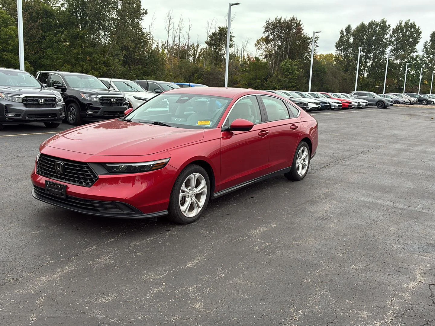 Used 2024 Radiant Red Metallic Honda LX image 16