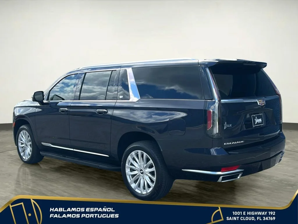 Used 2024 Galactic Gray Metallic Cadillac Premium Luxury image 4