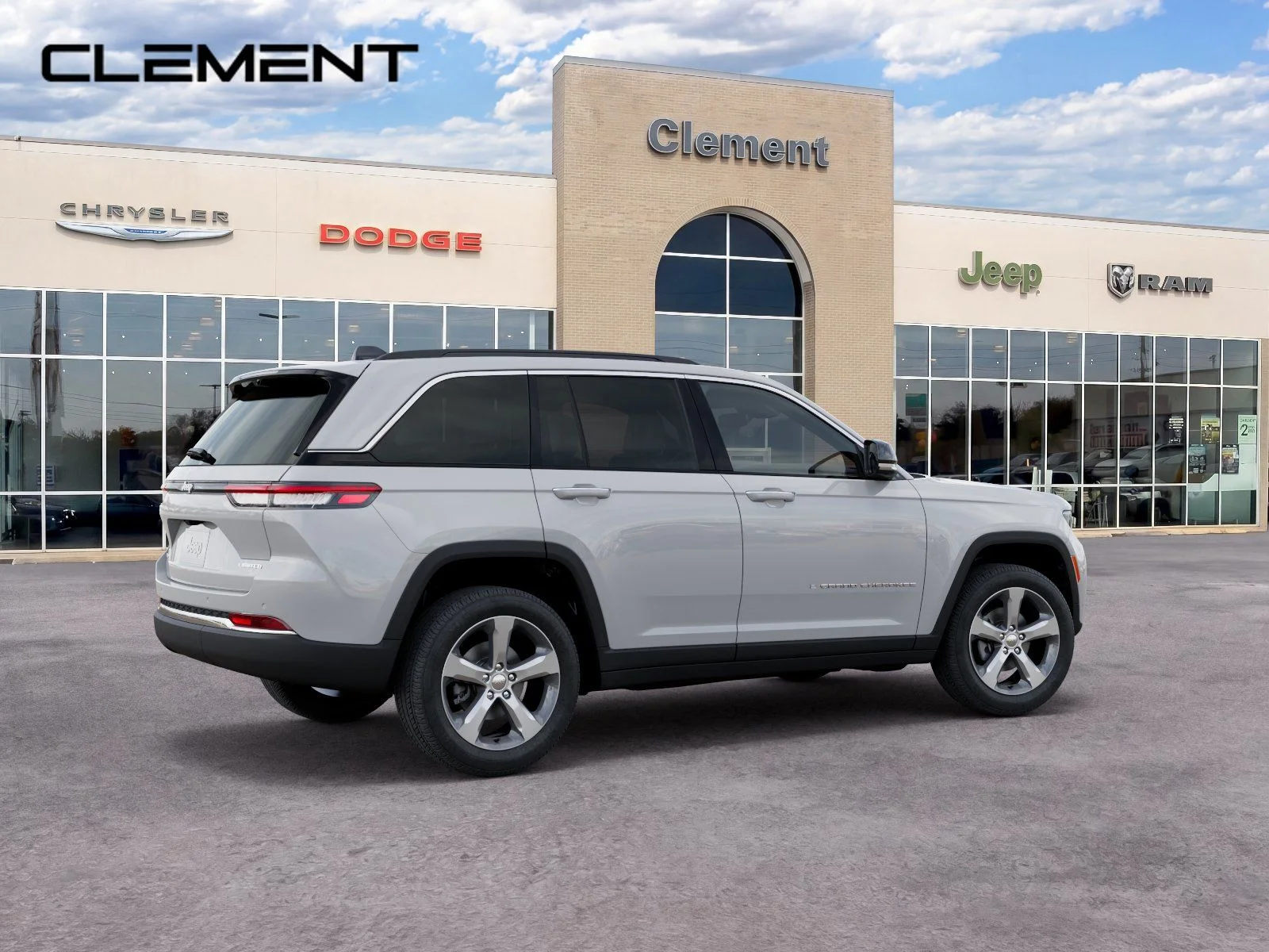 New 2026 Bright White Clear-Coat Exterior Paint Jeep Limited image 4