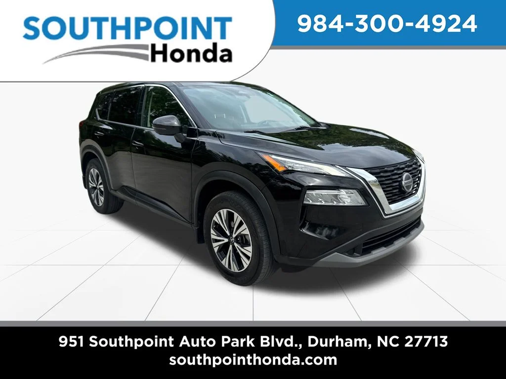 Used 2021 Super Black Nissan SV image 1