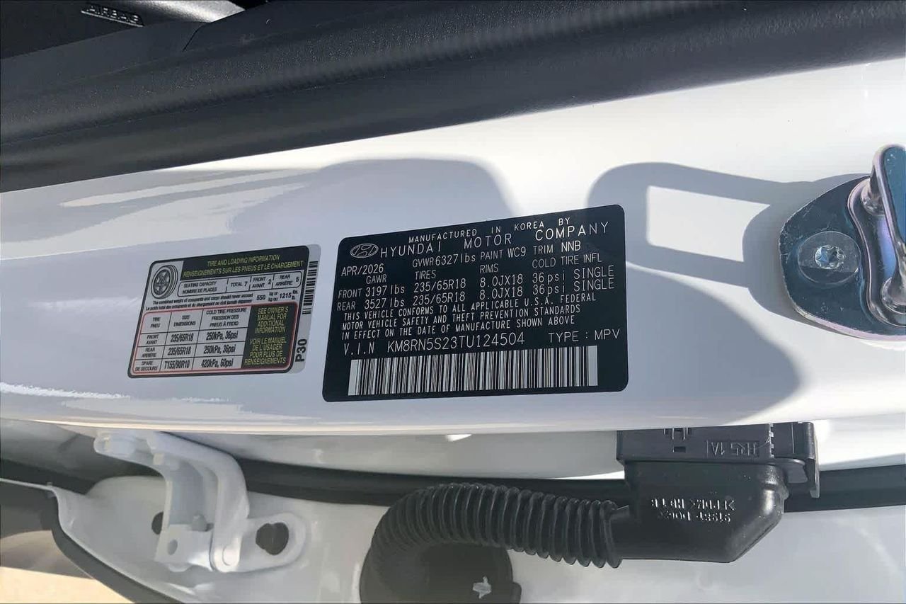 New 2026 Creamy White Pearl Hyundai SEL Premium FWD image 19