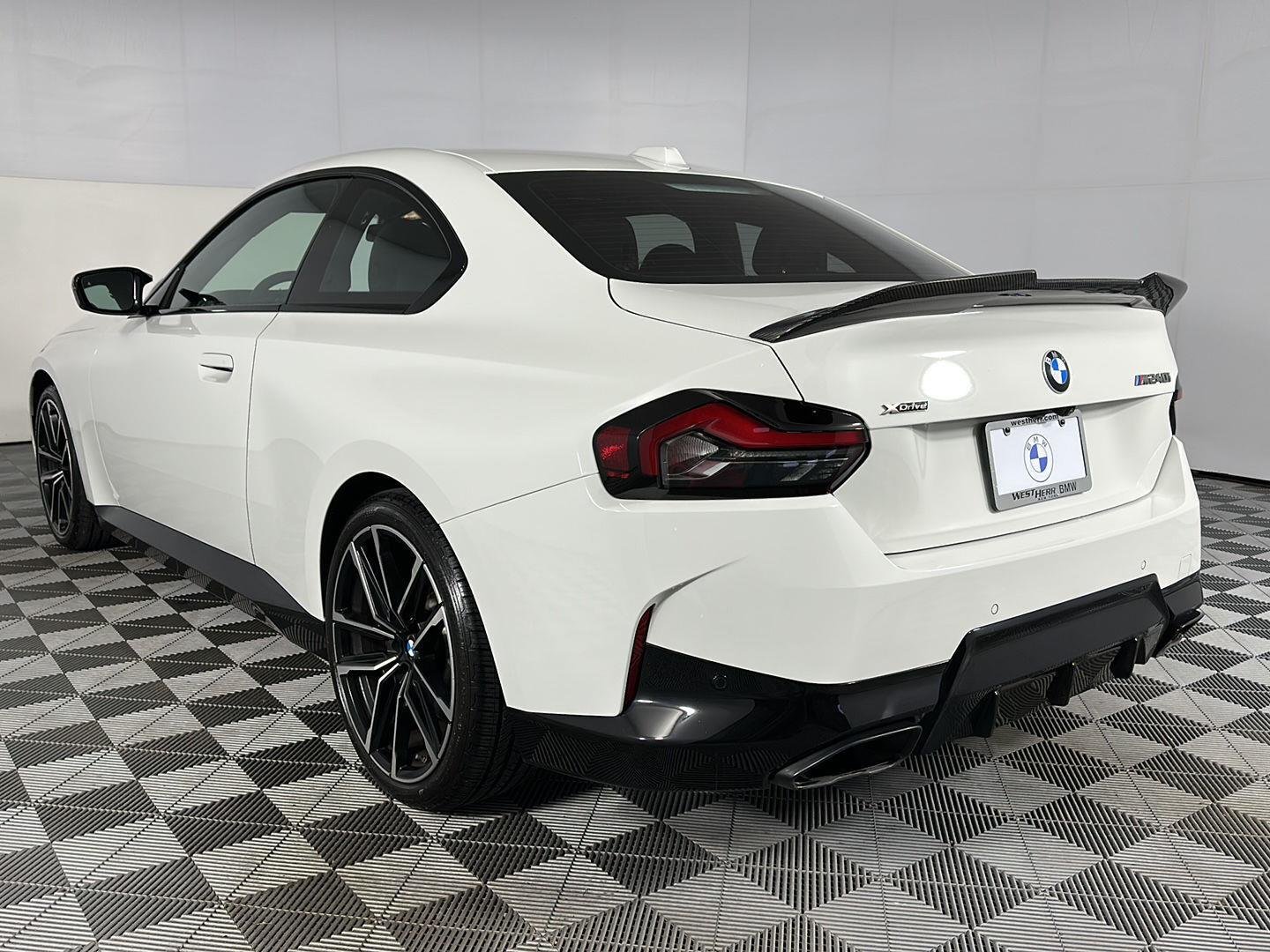Used 2023 Alpine White BMW M240i xDrive image 25