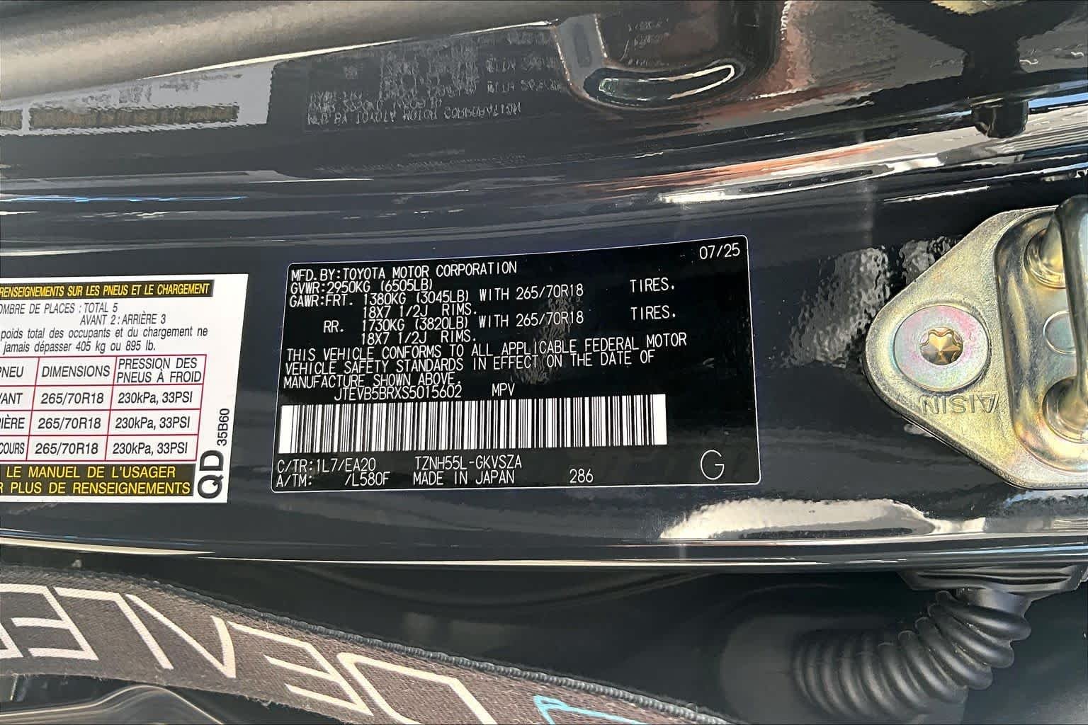 Used 2025 Underground Toyota Hybrid TRD Off Road Premium image 39