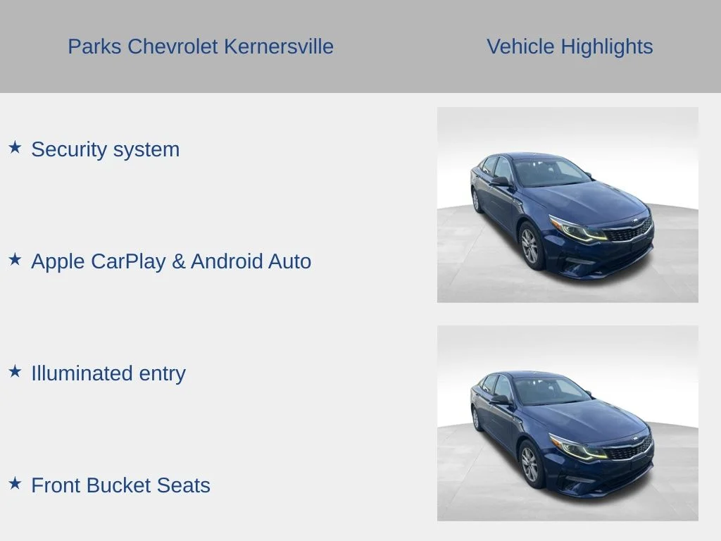 Used 2019 Blue Kia LX image 4