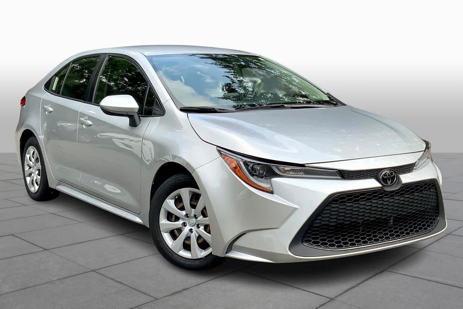 Used 2020 Classic Silver Metallic Toyota LE image 2