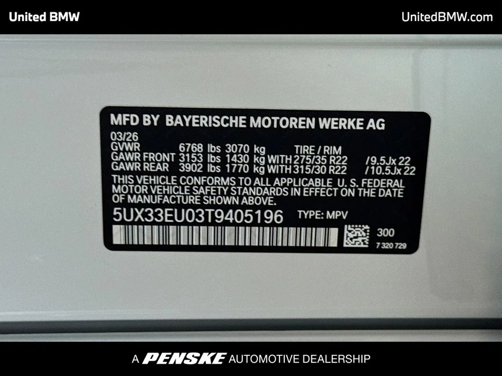 New 2026 Alpine White BMW M60i image 15