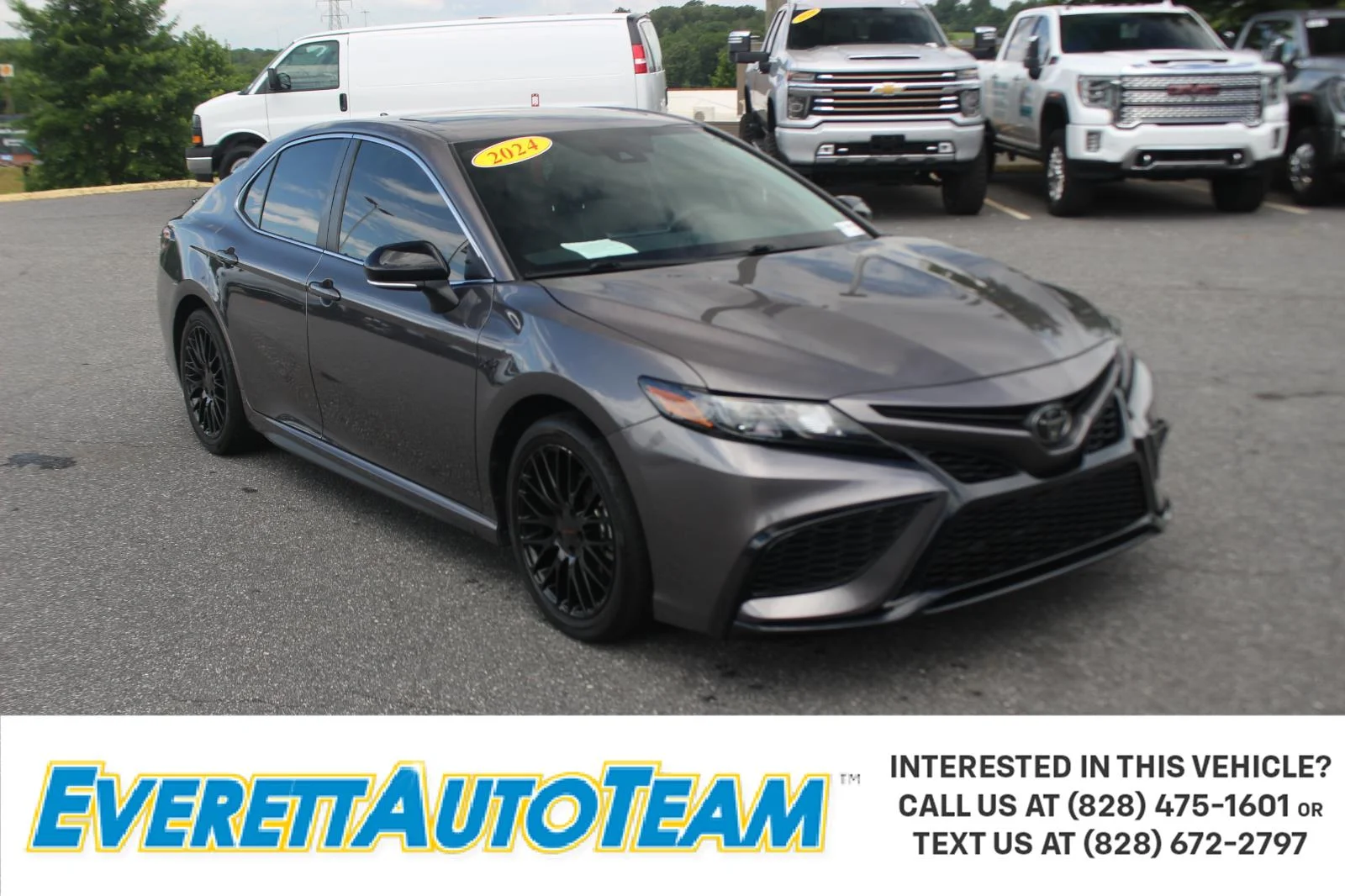 Used 2024 Gray Toyota SE image 1