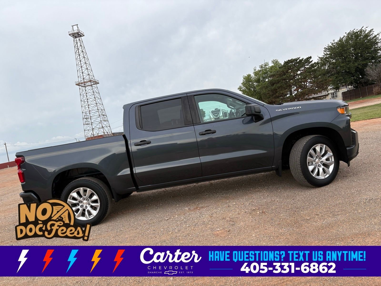 Used 2022 Shadow Gray Metallic Chevrolet Custom image 5
