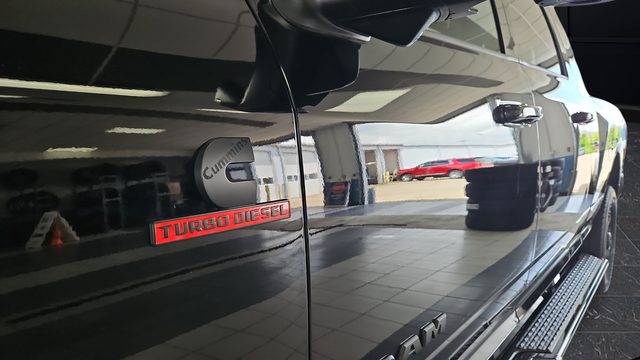 Used 2024 Diamond Black Crystal Pearlcoat Ram Laramie image 44