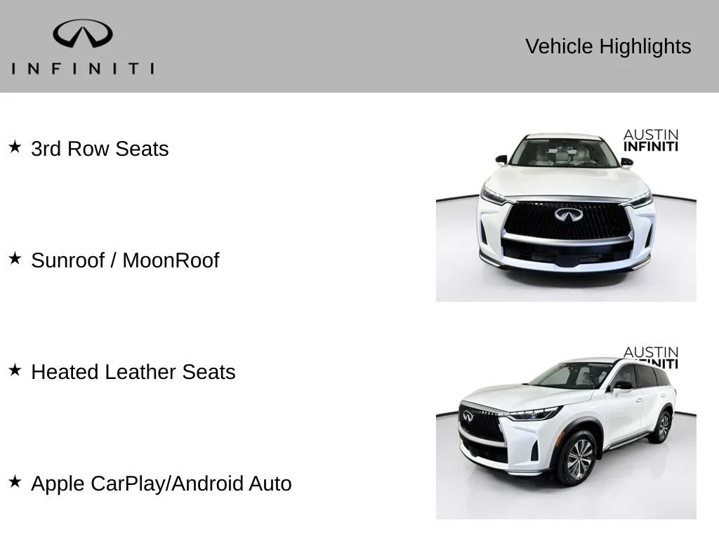 Certified Used 2027 White INFINITI PURE image 3