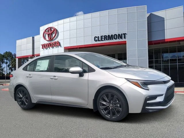 New 2026 Classic Silver Metallic Toyota SE image 1