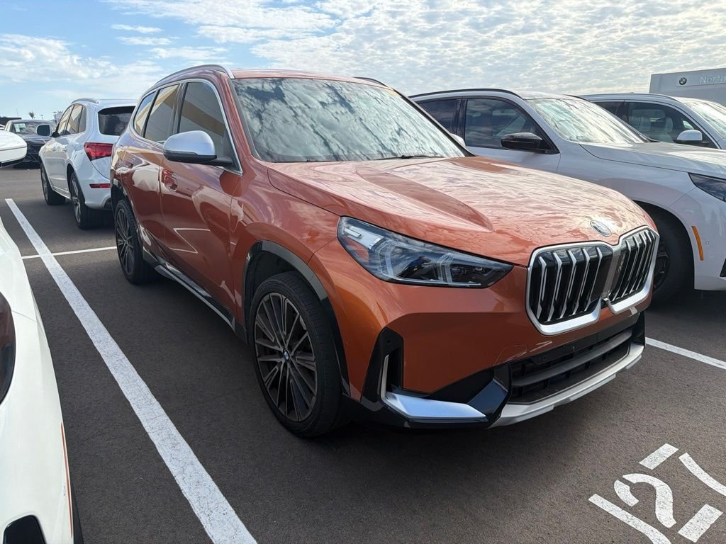 Certified Used 2023 Orange Metallic BMW xDrive28i image 2