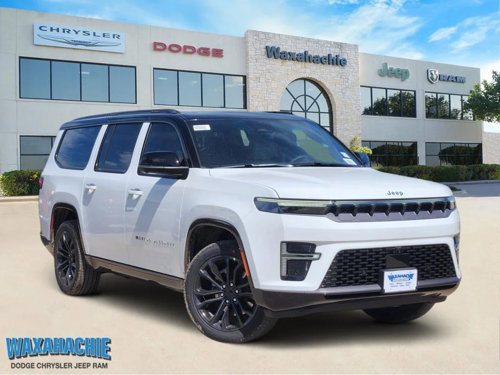 New 2026 Bright White Clear-Coat Exterior Paint Jeep Summit Obsidian image 1