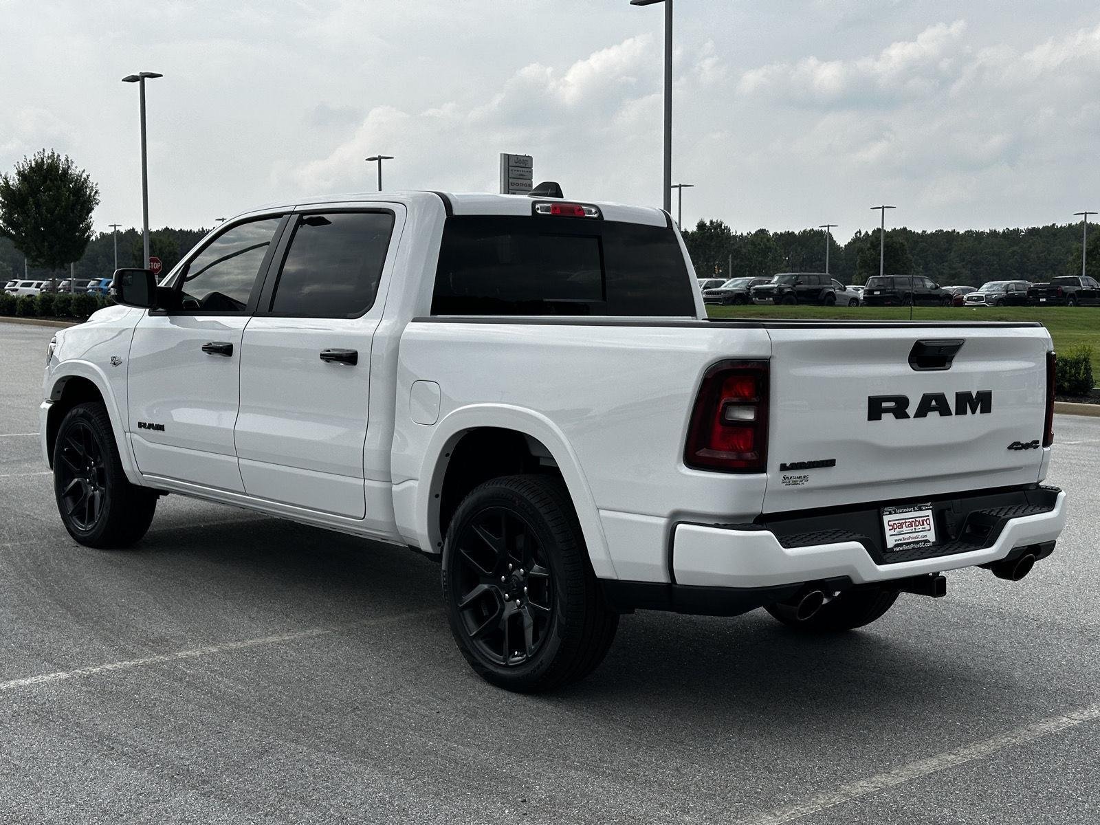 New 2026 Bright White Clear-Coat Exterior Paint RAM Laramie image 7