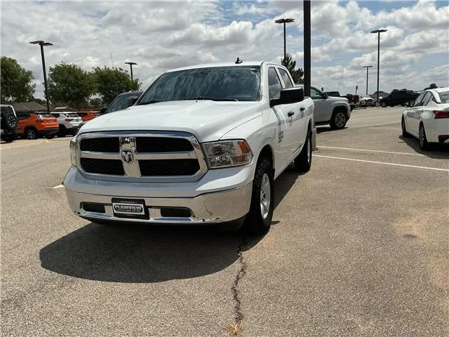 Used 2023 Bright White Clearcoat RAM SLT 4x4 Crew Cab 5.6 ft. box 140 in. WB image 3