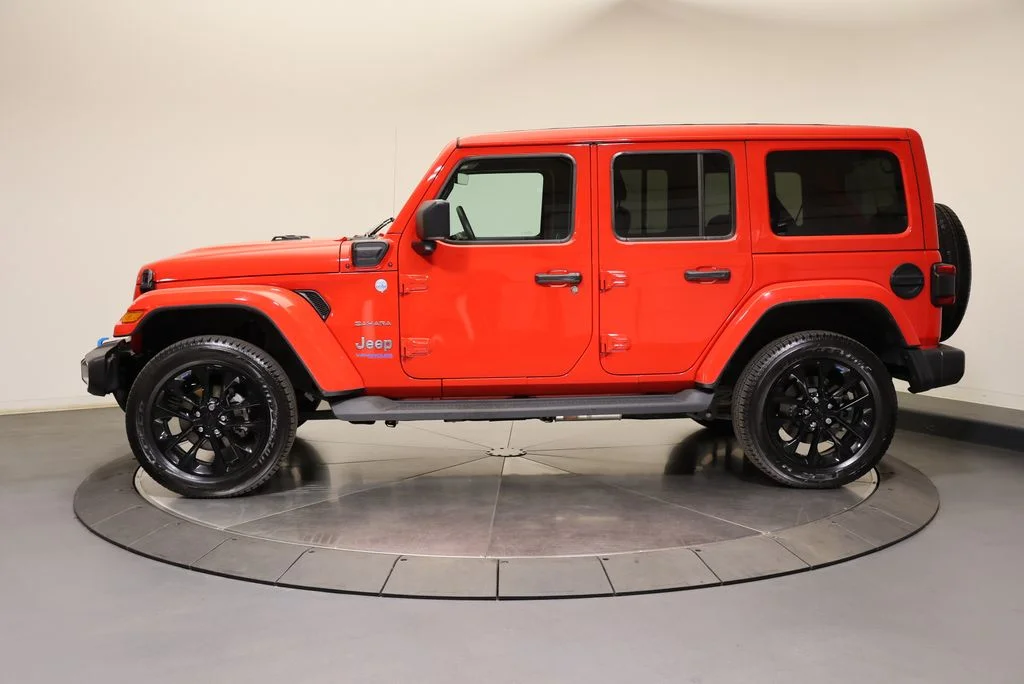 Used 2022 Jeep Wrangler Unlimited Sahara 4XE with VIN 1C4JJXP60NW274517 for sale in Darien, CT