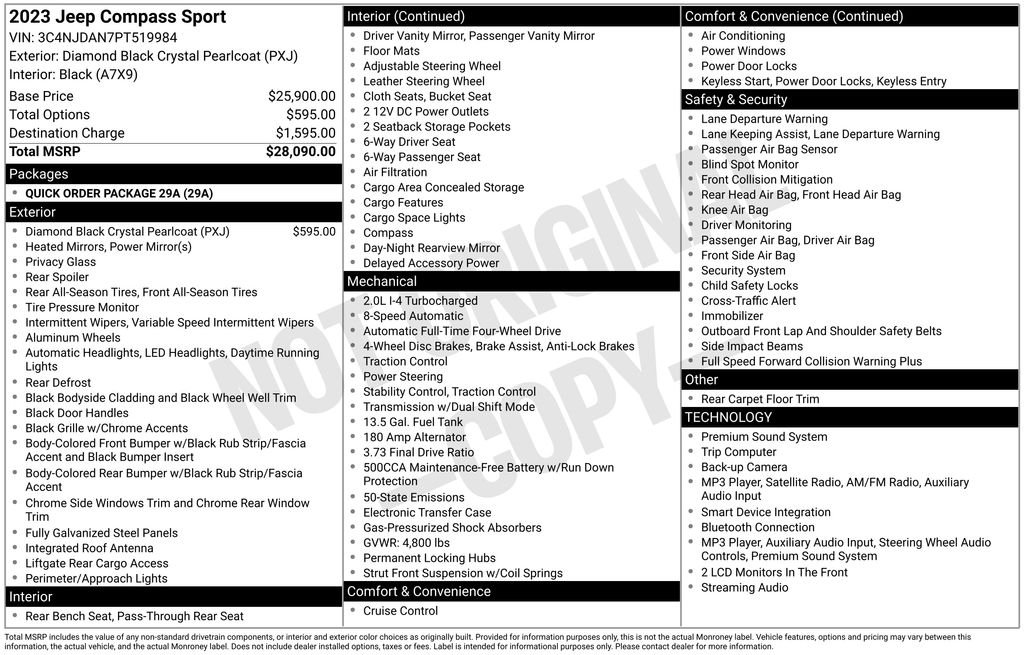 2023 Jeep Compass Sport - Photo 13