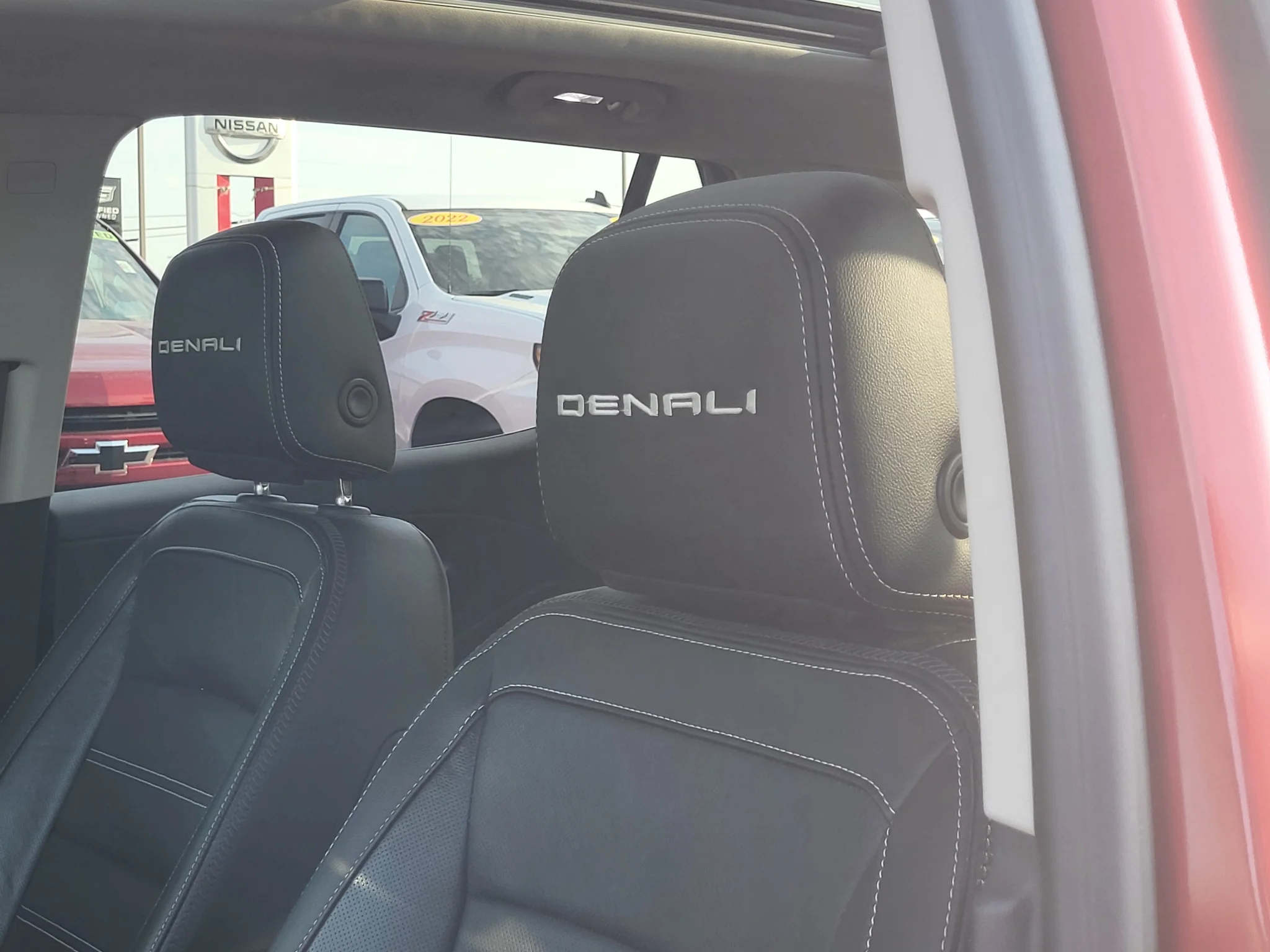 Used 2024 Volcanic Red Tintcoat GMC Denali image 21