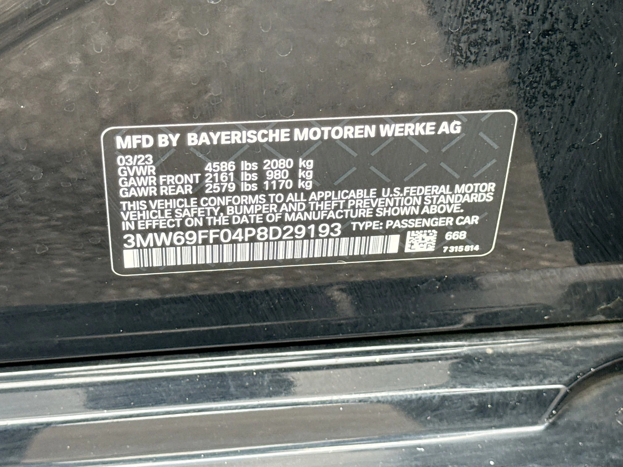Used 2023 Jet Black BMW 330i image 44