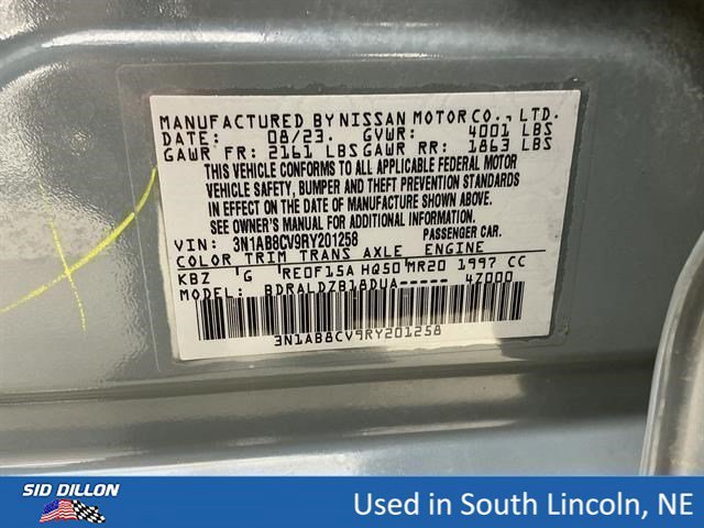Used 2024 Atlantic Gray Metallic Nissan SV image 15