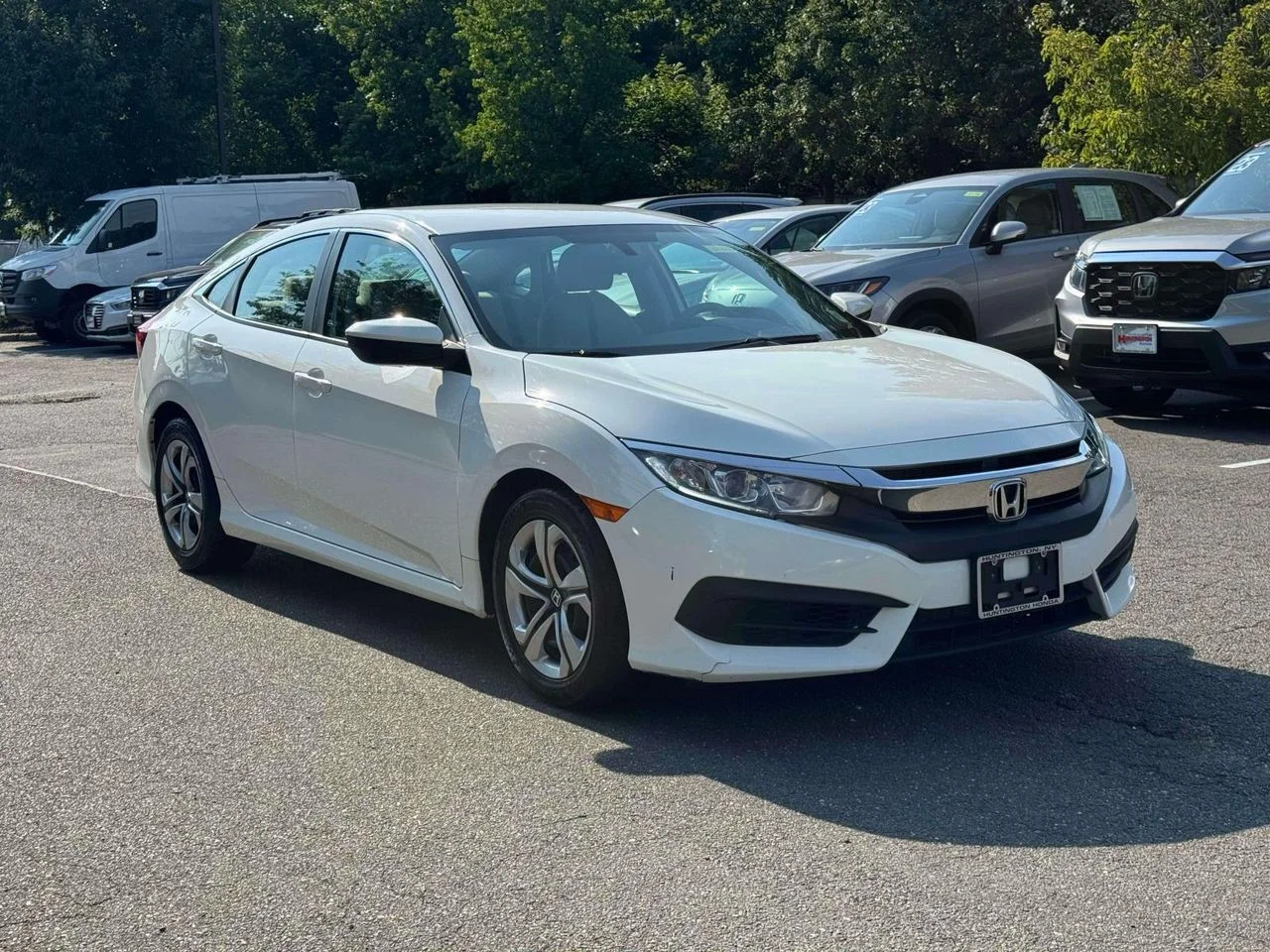 Used 2017 Taffeta White Honda LX image 1