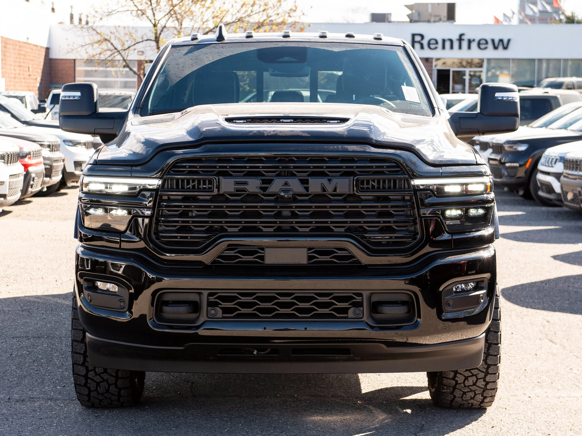 Used 2026 Black RAM Limited* Mega Cab Dually, 20 Inch Mayhem Wheels, 33 Inch Tires, Trigger Industries Mudflaps image 12
