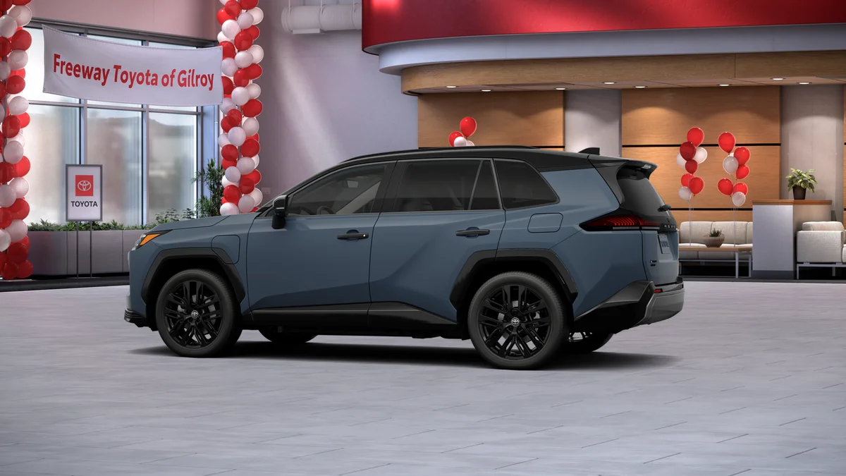 New 2026 Storm Cloud with Midnight Black Metallic roof Toyota XSE image 5