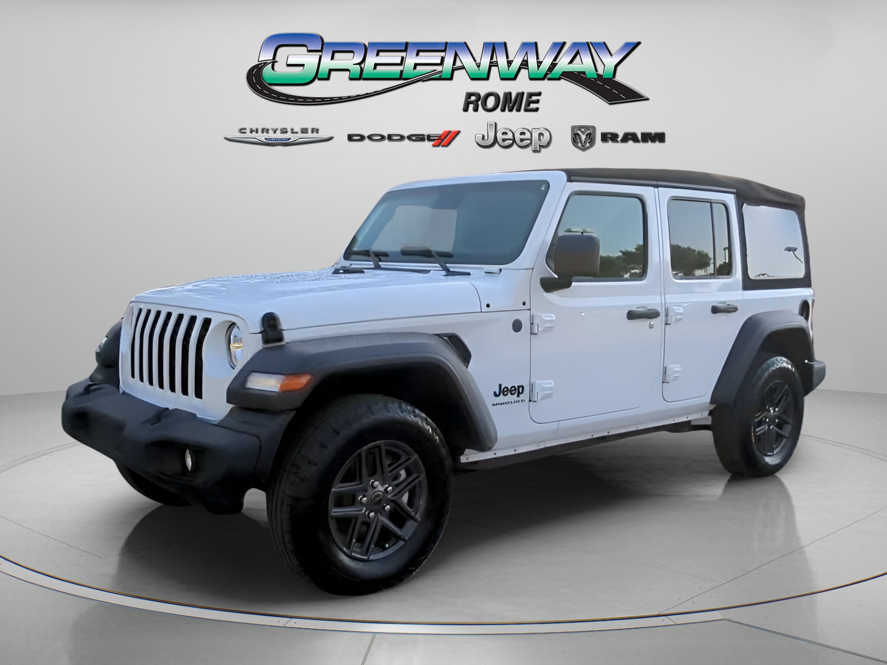 Used 2024 Bright White Clearcoat Jeep Sport S image 12