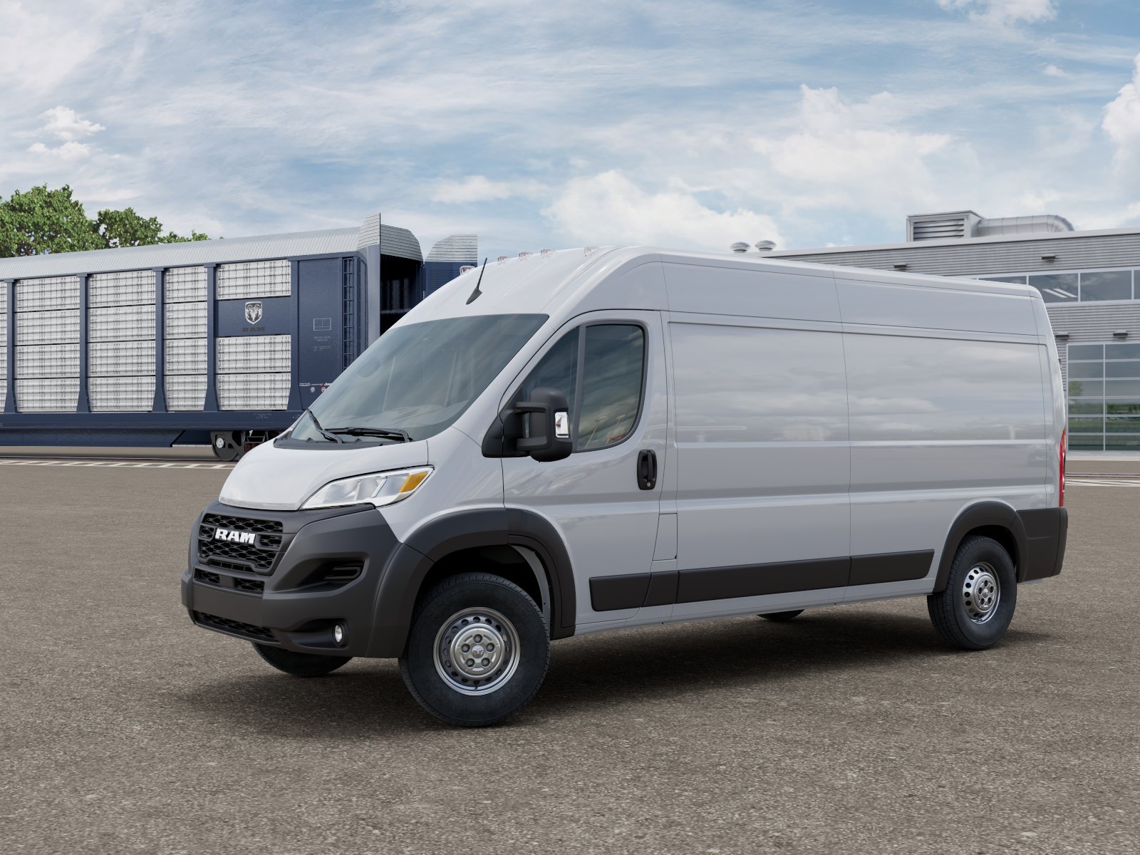 New 2026 Bright White Clear-Coat Exterior Paint RAM  image 1