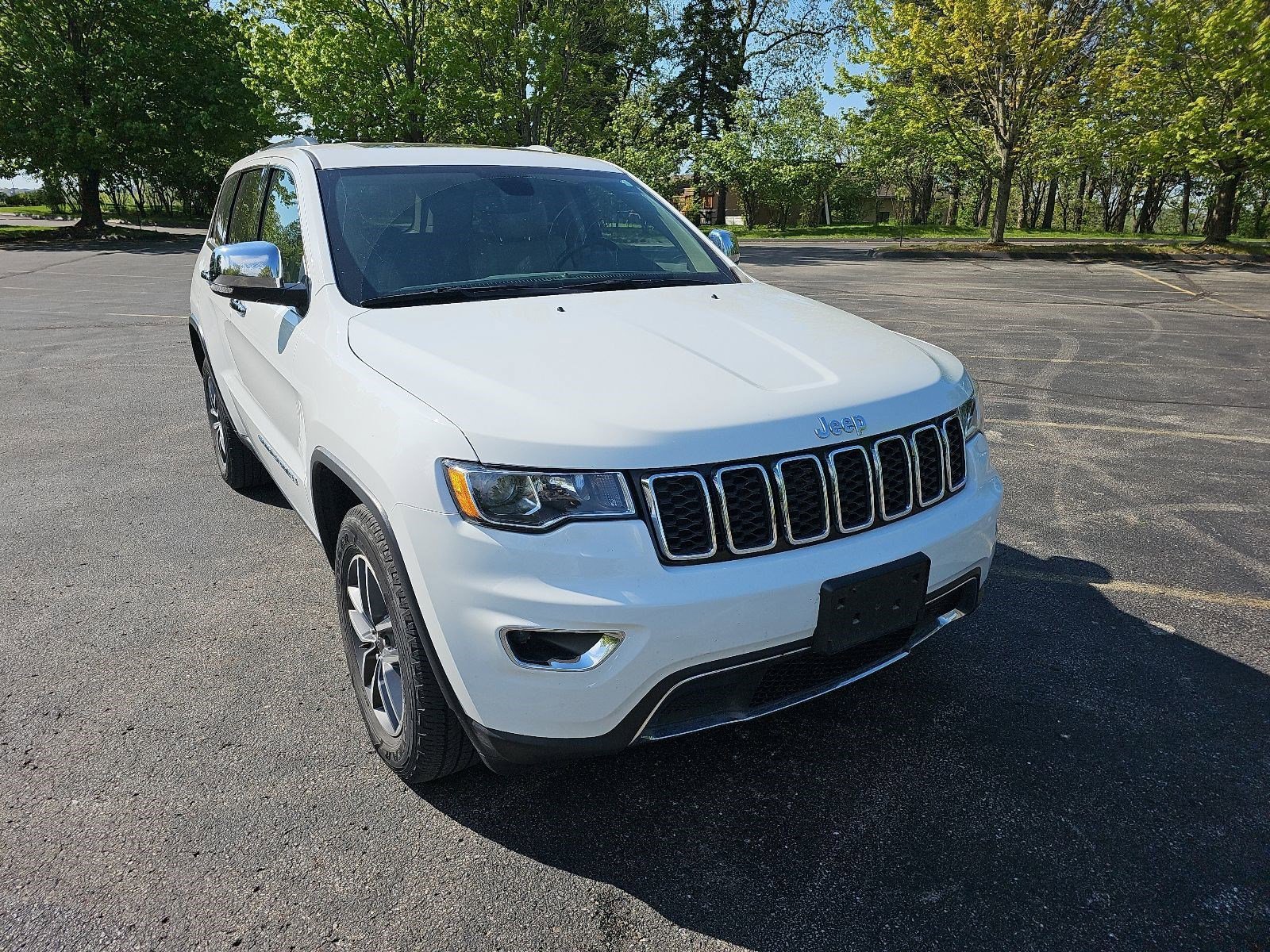 Used 2021 Bright White Clearcoat Jeep Limited image 7