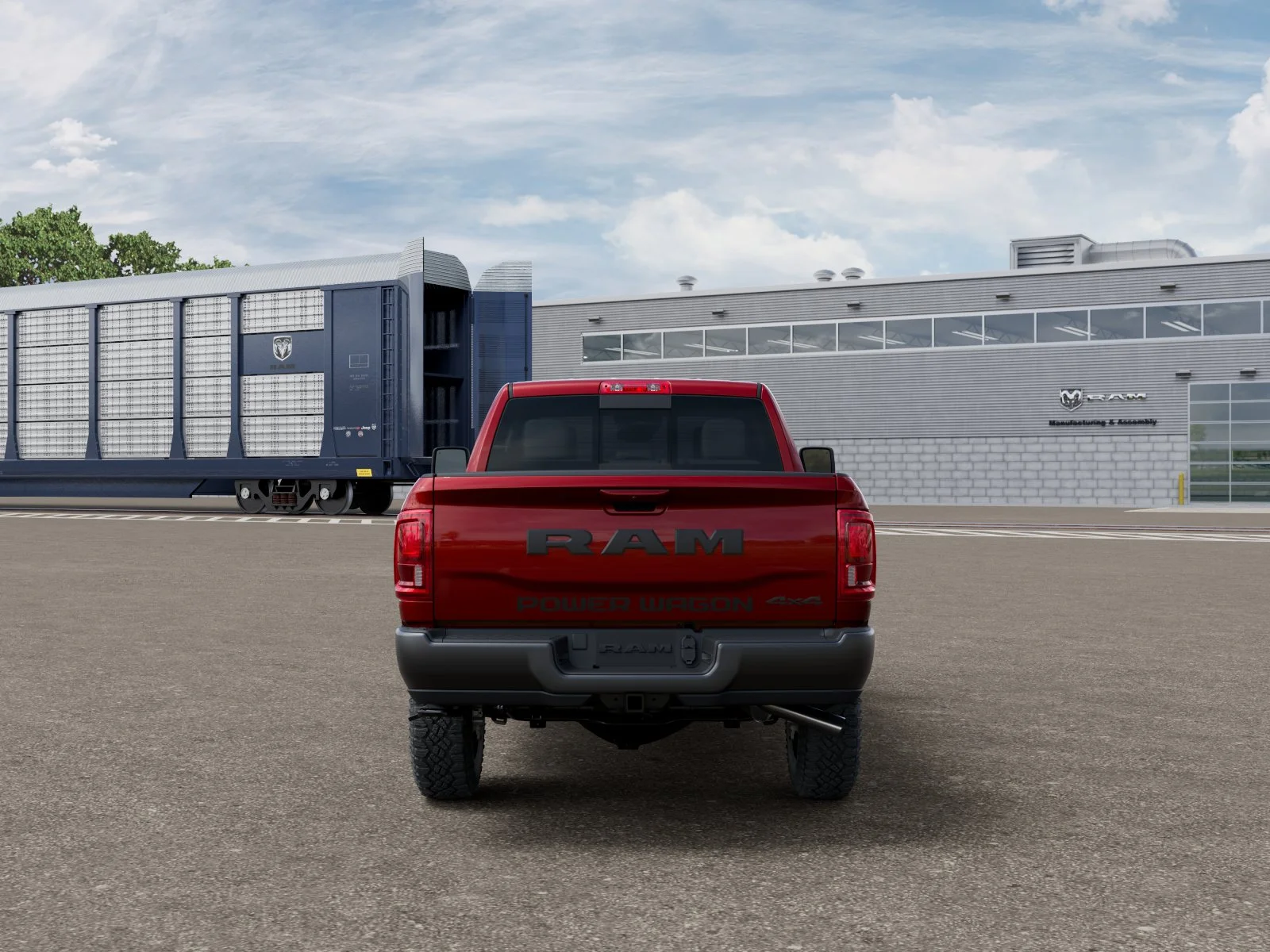 New 2026 Molten Red Pearl-Coat Exterior Paint RAM Power Wagon image 7