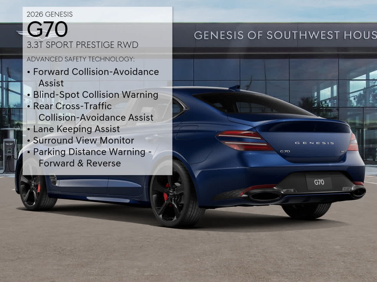 New 2026 Capri Blue Genesis 3.3T SPORT PRESTIGE image 7