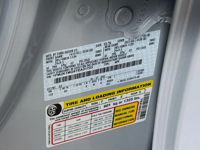 New 2026 Space Silver Metallic Ford MAX Platinum® image 70