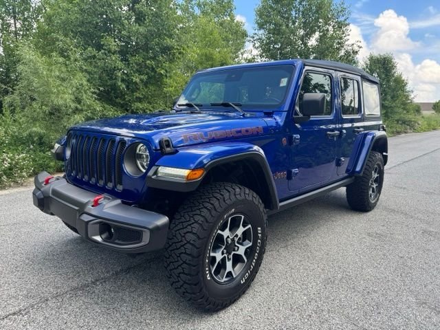 Used 2019 Ocean Blue Metallic Jeep Unlimited Rubicon image 4