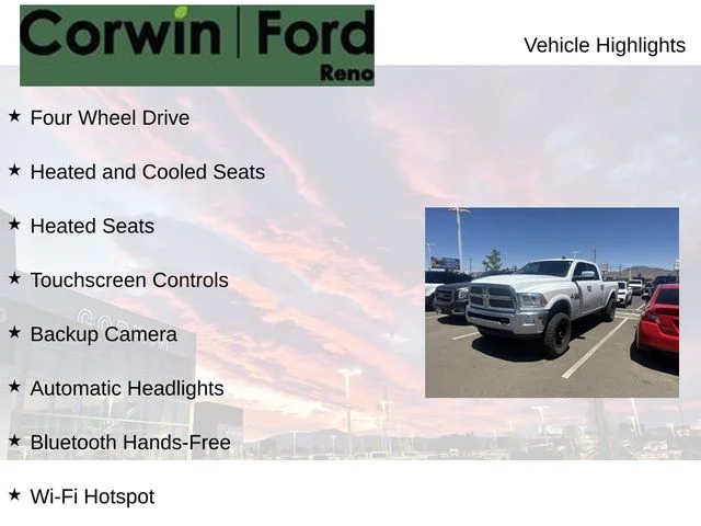 Used 2017 Bright White Clearcoat Ram Laramie image 8