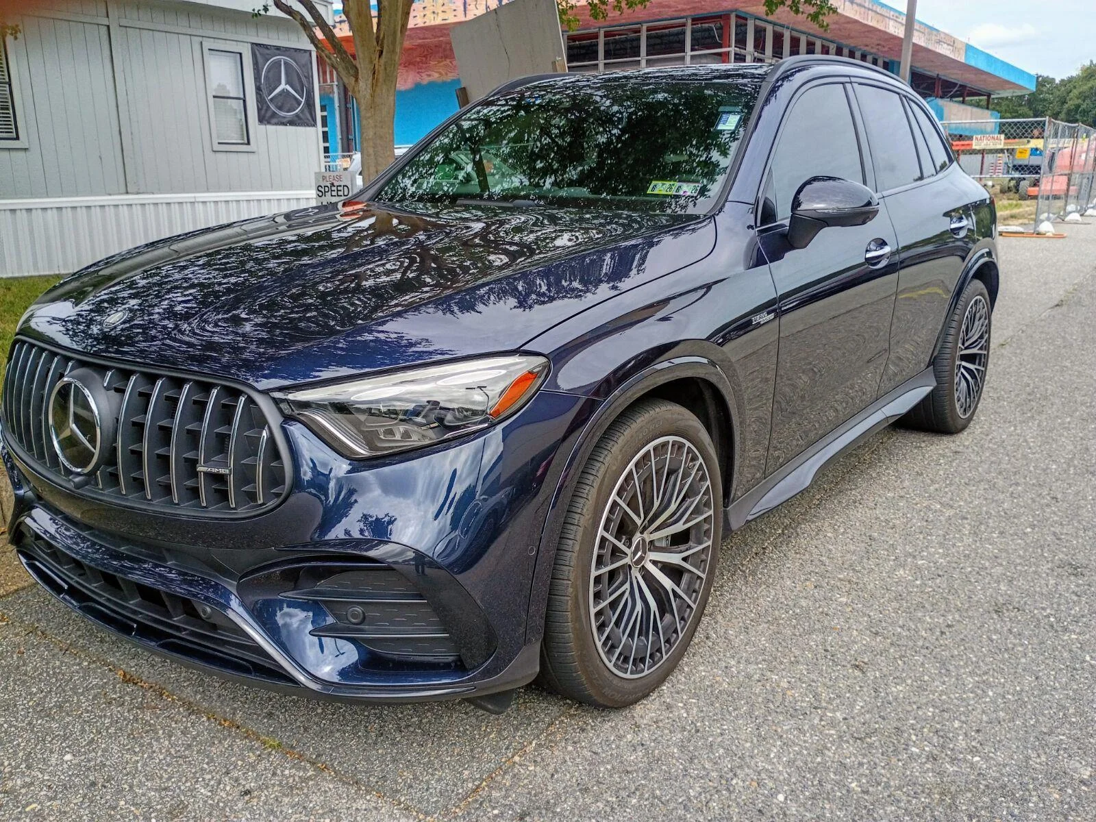 Certified Used 2024 Nautical Blue Metallic Mercedes-Benz AMG® GLC 43 image 1
